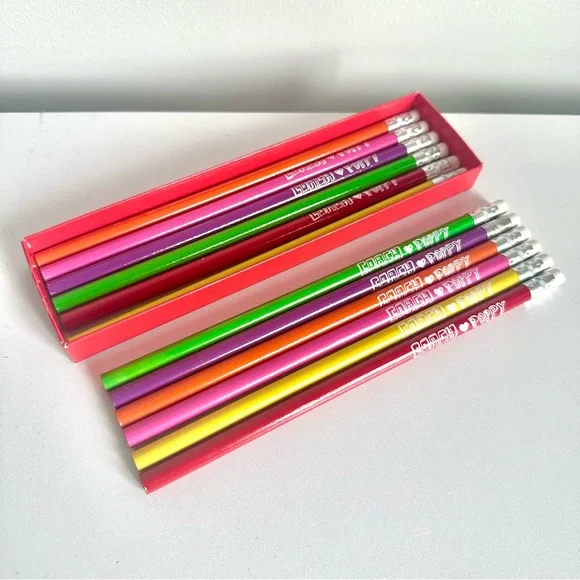 BNIB - Coach Poppy Limited Edition Collectors 12 Piece Pencil Box Set - Picture 7 of 12